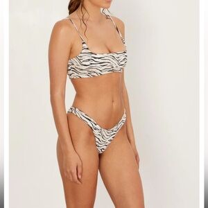 Free People Movement Aila Blue Oceania Le Tigre bikini swim bottom